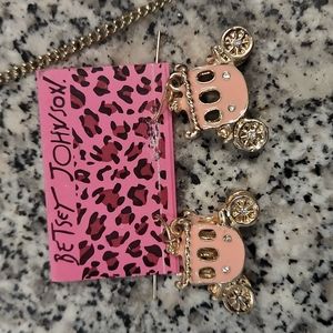 Betsy Johnson Carriage Jewelry Set